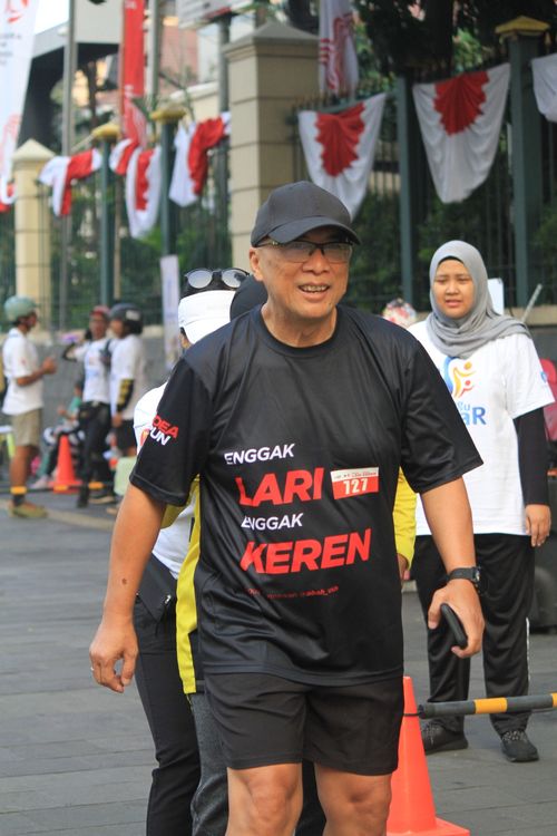 Race photo from Soft Launching Buku "Enggak Lari, Enggak Keren" & IdeaRun