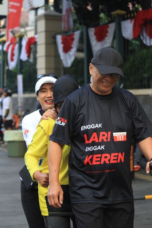 Race photo from Soft Launching Buku "Enggak Lari, Enggak Keren" & IdeaRun