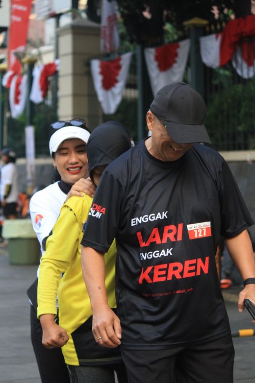 Race photo from Soft Launching Buku "Enggak Lari, Enggak Keren" & IdeaRun