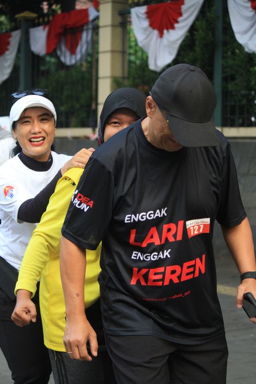 Race photo from Soft Launching Buku "Enggak Lari, Enggak Keren" & IdeaRun