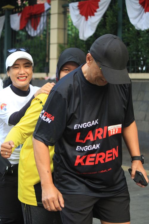 Race photo from Soft Launching Buku "Enggak Lari, Enggak Keren" & IdeaRun