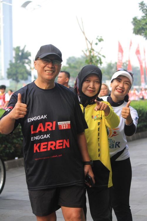 Race photo from Soft Launching Buku "Enggak Lari, Enggak Keren" & IdeaRun