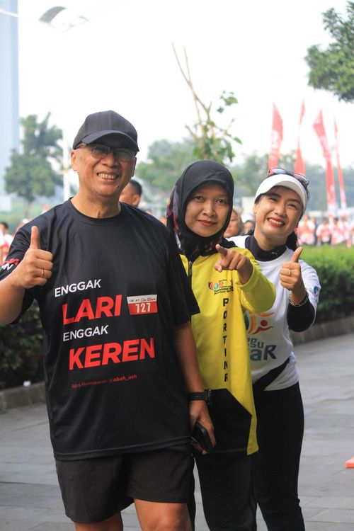 Race photo from Soft Launching Buku "Enggak Lari, Enggak Keren" & IdeaRun