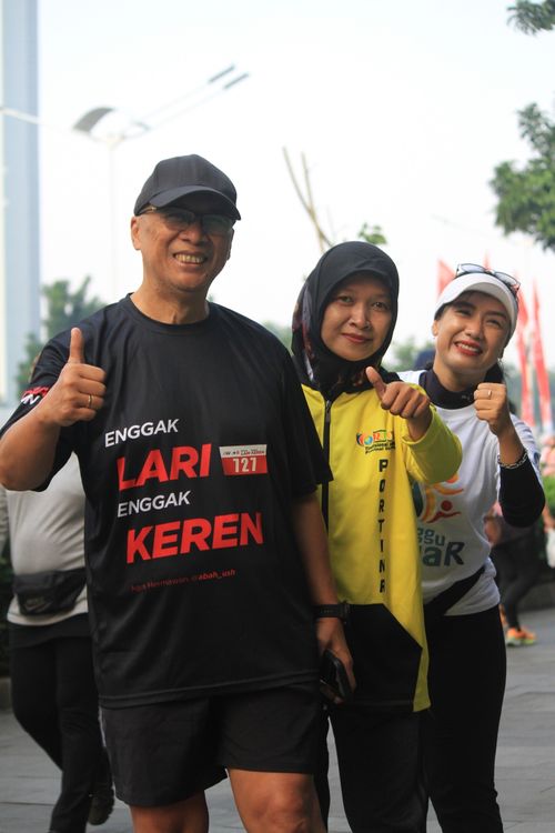 Race photo from Soft Launching Buku "Enggak Lari, Enggak Keren" & IdeaRun