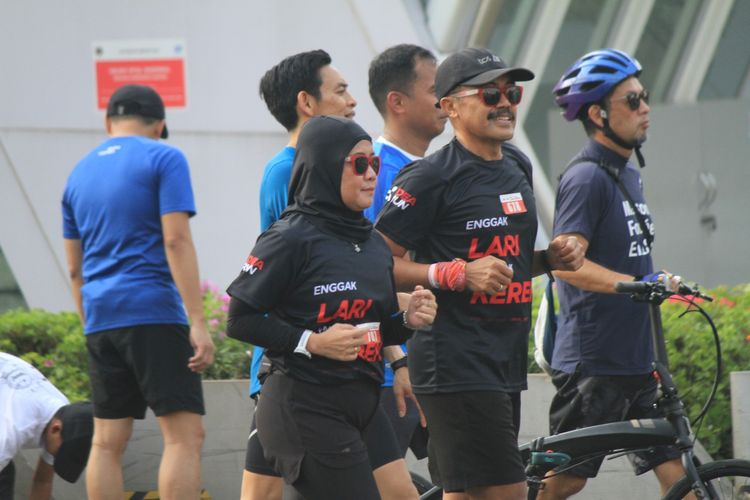 Race photo from Soft Launching Buku "Enggak Lari, Enggak Keren" & IdeaRun