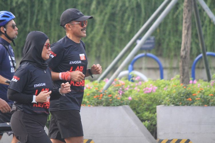 Race photo from Soft Launching Buku "Enggak Lari, Enggak Keren" & IdeaRun