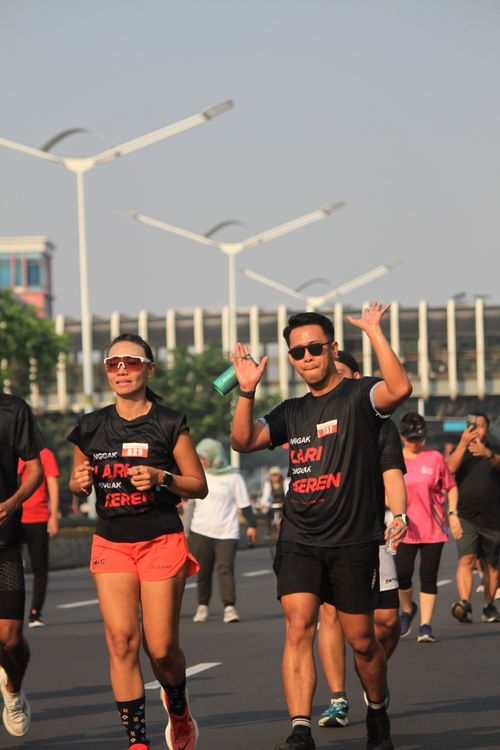 Race photo from Soft Launching Buku "Enggak Lari, Enggak Keren" & IdeaRun