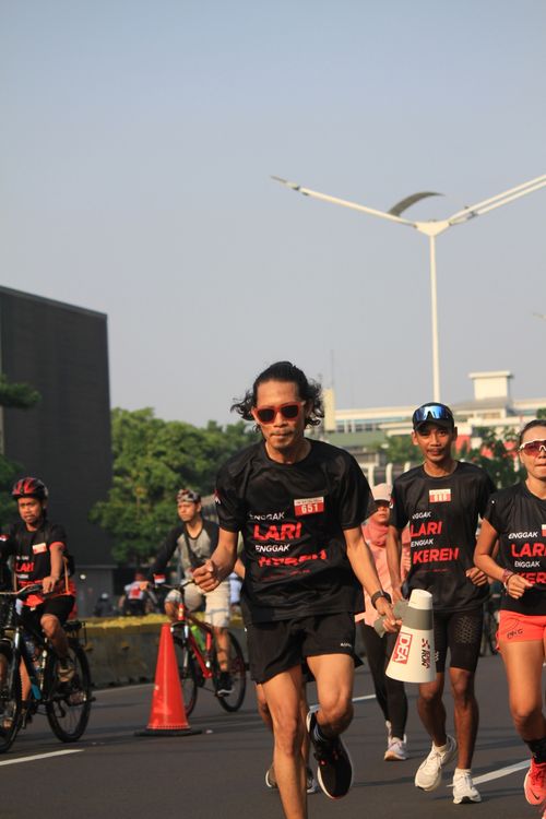 Race photo from Soft Launching Buku "Enggak Lari, Enggak Keren" & IdeaRun