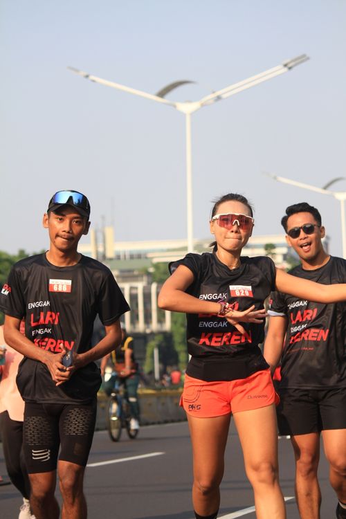 Race photo from Soft Launching Buku "Enggak Lari, Enggak Keren" & IdeaRun