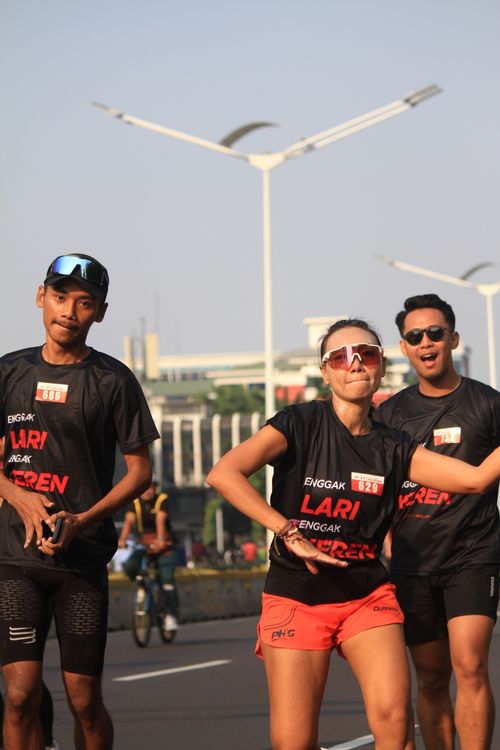 Race photo from Soft Launching Buku "Enggak Lari, Enggak Keren" & IdeaRun