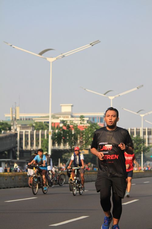 Race photo from Soft Launching Buku "Enggak Lari, Enggak Keren" & IdeaRun