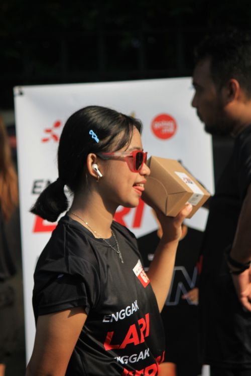 Race photo from Soft Launching Buku "Enggak Lari, Enggak Keren" & IdeaRun