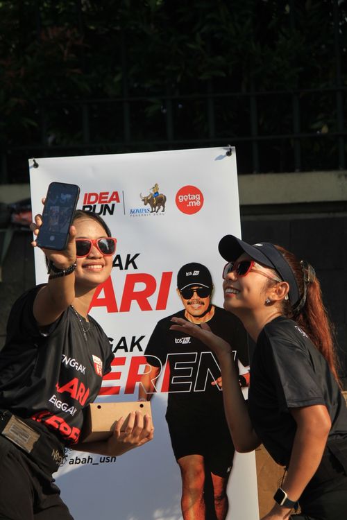 Race photo from Soft Launching Buku "Enggak Lari, Enggak Keren" & IdeaRun