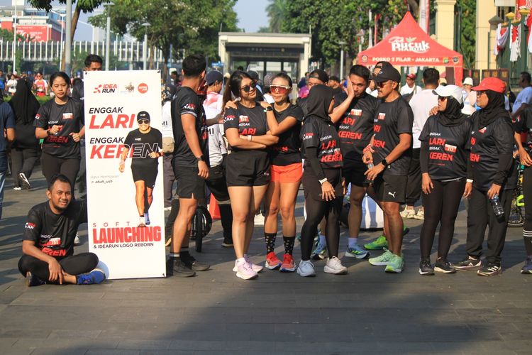 Race photo from Soft Launching Buku "Enggak Lari, Enggak Keren" & IdeaRun