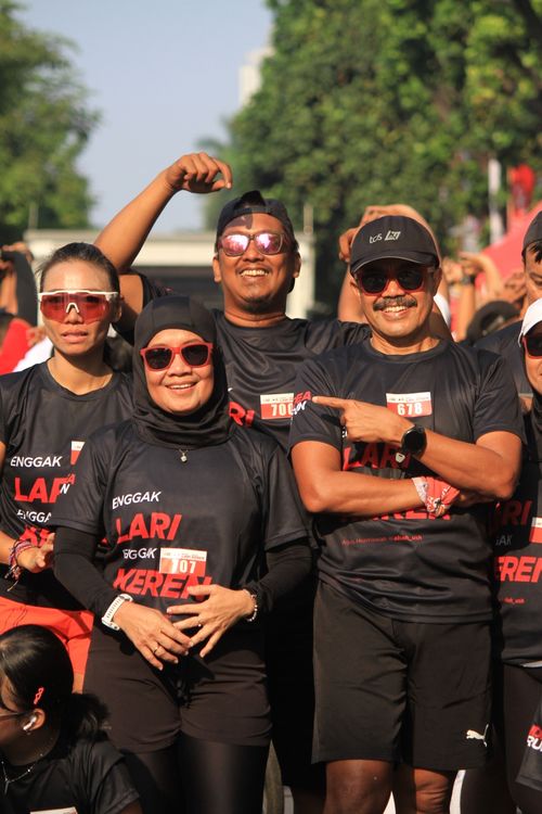 Race photo from Soft Launching Buku "Enggak Lari, Enggak Keren" & IdeaRun