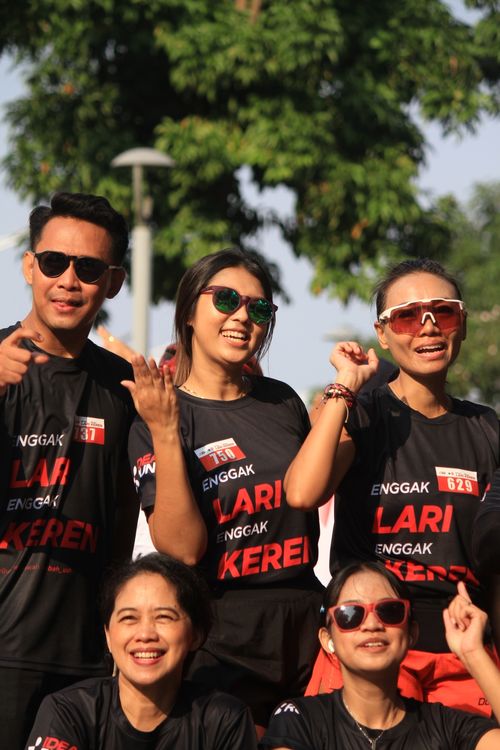 Race photo from Soft Launching Buku "Enggak Lari, Enggak Keren" & IdeaRun