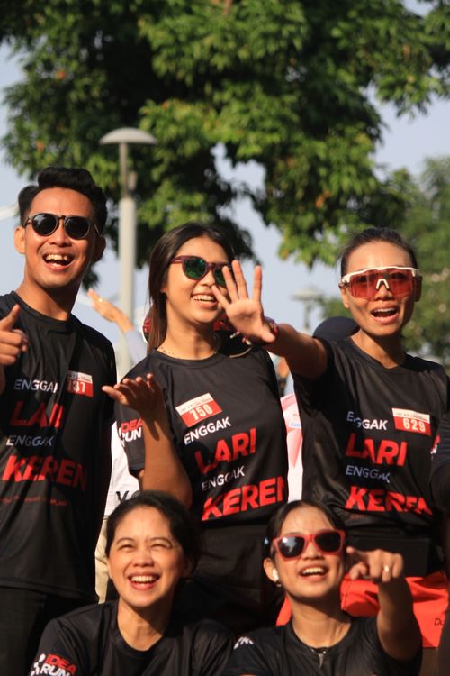 Race photo from Soft Launching Buku "Enggak Lari, Enggak Keren" & IdeaRun