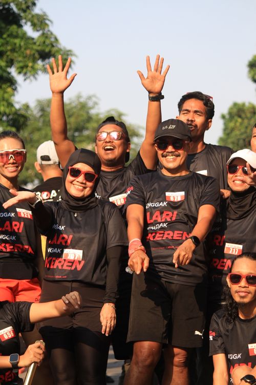 Race photo from Soft Launching Buku "Enggak Lari, Enggak Keren" & IdeaRun