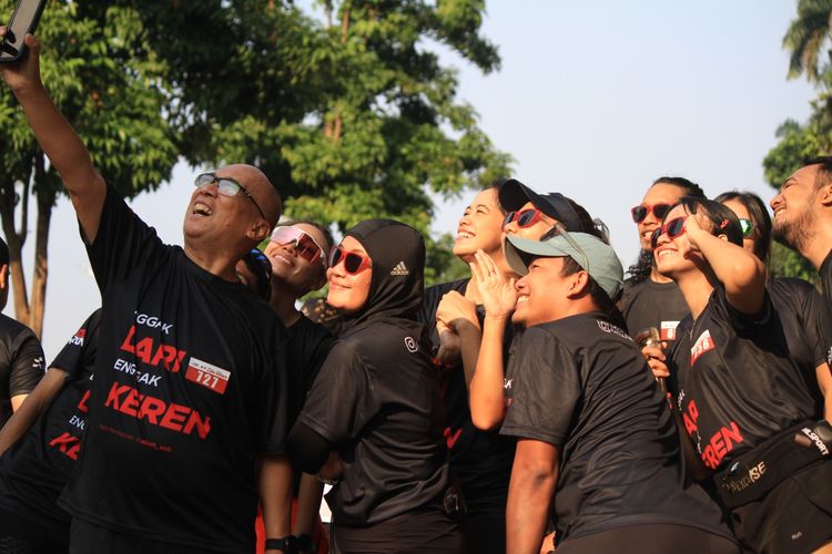 Race photo from Soft Launching Buku "Enggak Lari, Enggak Keren" & IdeaRun