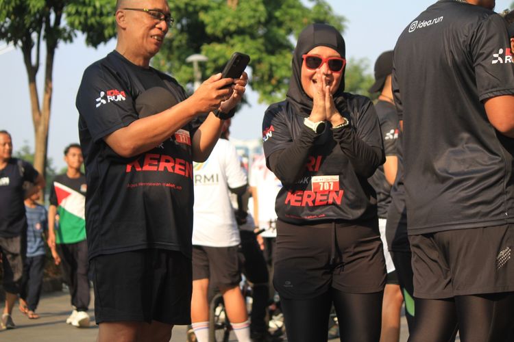 Race photo from Soft Launching Buku "Enggak Lari, Enggak Keren" & IdeaRun