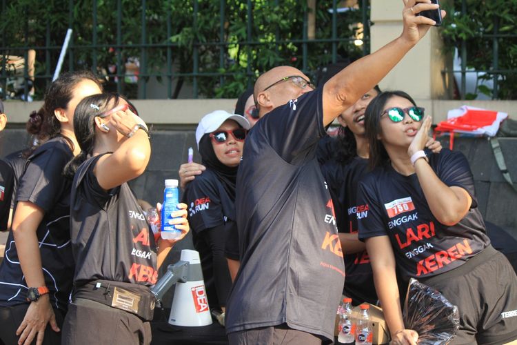 Race photo from Soft Launching Buku "Enggak Lari, Enggak Keren" & IdeaRun