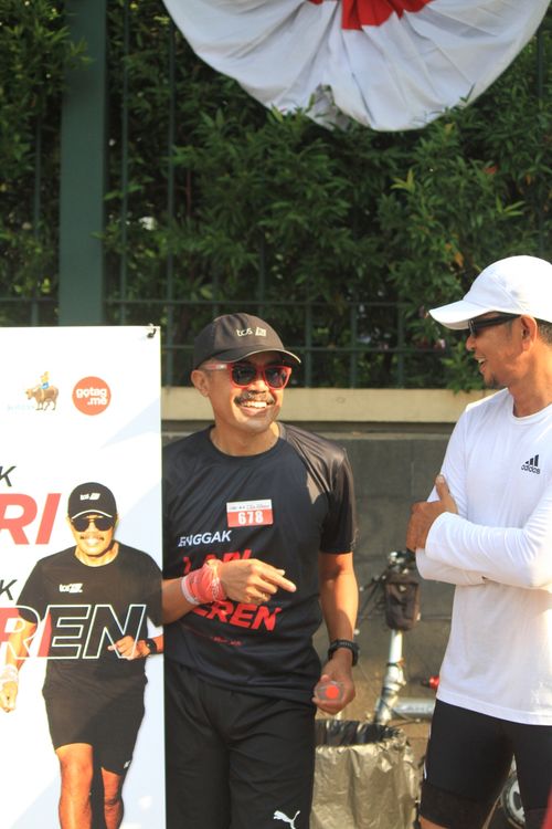 Race photo from Soft Launching Buku "Enggak Lari, Enggak Keren" & IdeaRun