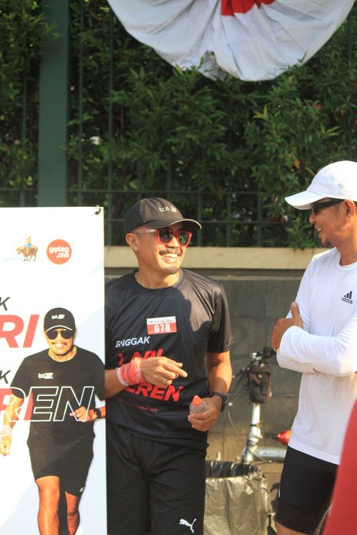 Race photo from Soft Launching Buku "Enggak Lari, Enggak Keren" & IdeaRun