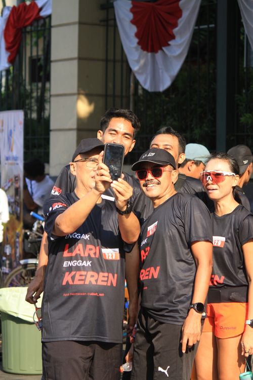 Race photo from Soft Launching Buku "Enggak Lari, Enggak Keren" & IdeaRun