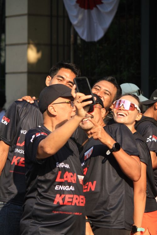 Race photo from Soft Launching Buku "Enggak Lari, Enggak Keren" & IdeaRun