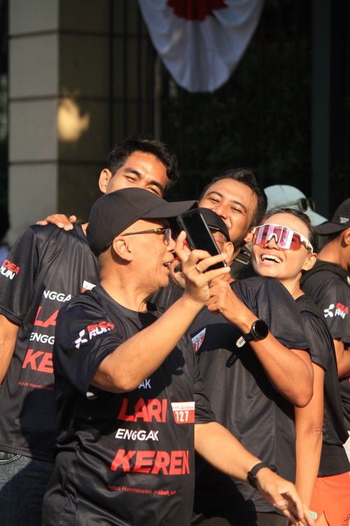 Race photo from Soft Launching Buku "Enggak Lari, Enggak Keren" & IdeaRun