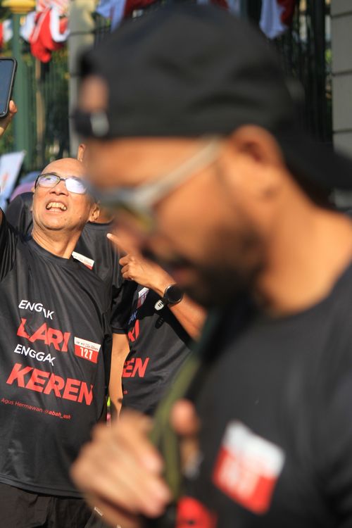 Race photo from Soft Launching Buku "Enggak Lari, Enggak Keren" & IdeaRun