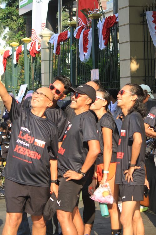 Race photo from Soft Launching Buku "Enggak Lari, Enggak Keren" & IdeaRun