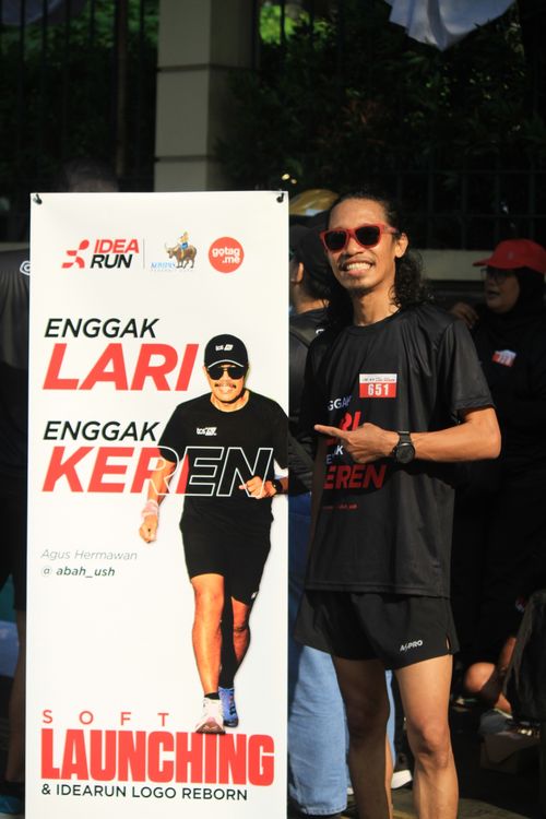 Race photo from Soft Launching Buku "Enggak Lari, Enggak Keren" & IdeaRun