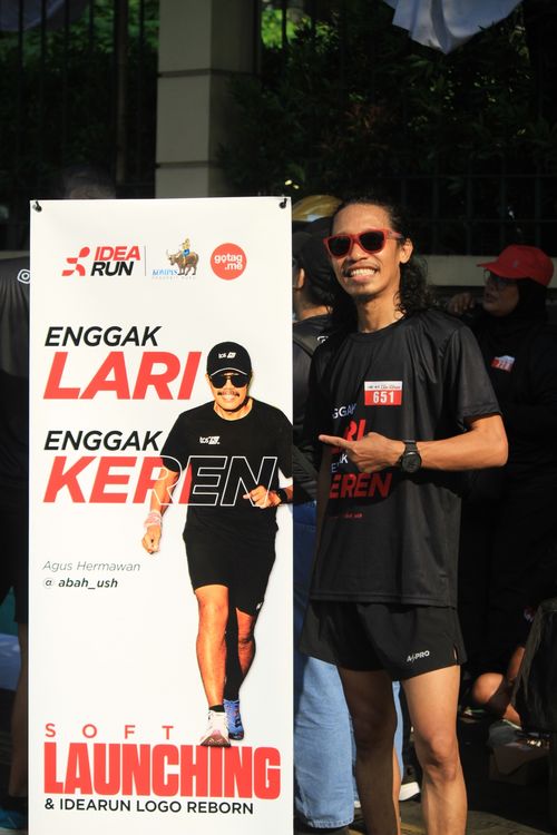 Race photo from Soft Launching Buku "Enggak Lari, Enggak Keren" & IdeaRun