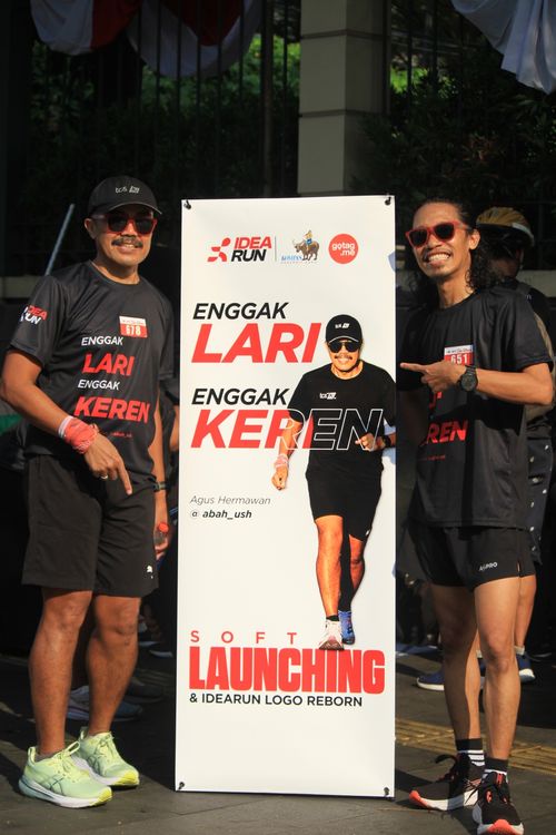 Race photo from Soft Launching Buku "Enggak Lari, Enggak Keren" & IdeaRun