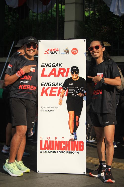 Race photo from Soft Launching Buku "Enggak Lari, Enggak Keren" & IdeaRun