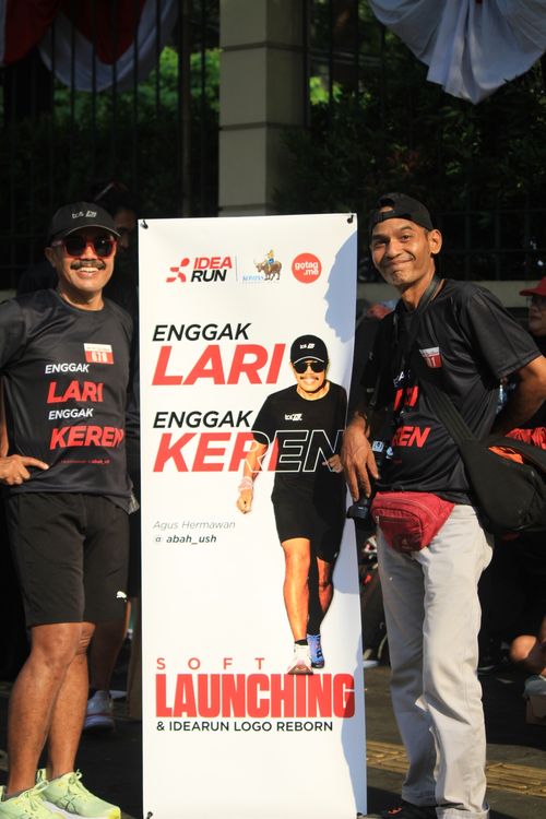 Race photo from Soft Launching Buku "Enggak Lari, Enggak Keren" & IdeaRun