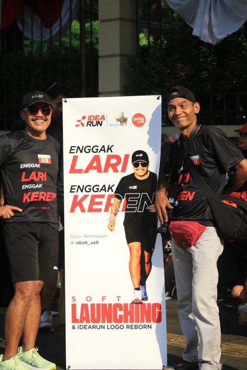 Race photo from Soft Launching Buku "Enggak Lari, Enggak Keren" & IdeaRun