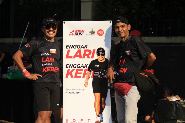 Race photo from Soft Launching Buku "Enggak Lari, Enggak Keren" & IdeaRun