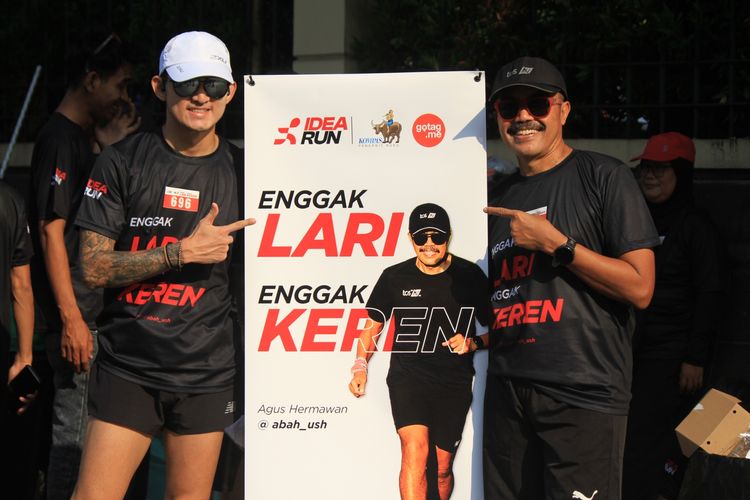 Race photo from Soft Launching Buku "Enggak Lari, Enggak Keren" & IdeaRun