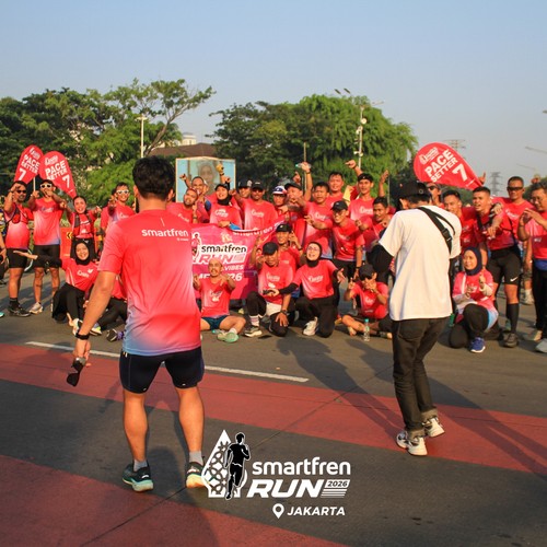 Race photo from SMARTFREN RUN 2026 VIBES