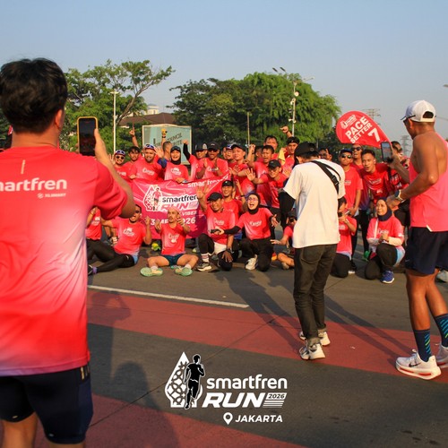 Race photo from SMARTFREN RUN 2026 VIBES