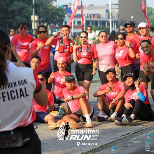 Race photo from SMARTFREN RUN 2026 VIBES