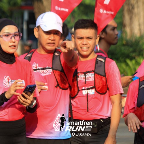 Race photo from SMARTFREN RUN 2026 VIBES