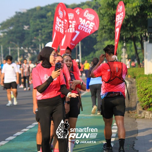 Race photo from SMARTFREN RUN 2026 VIBES