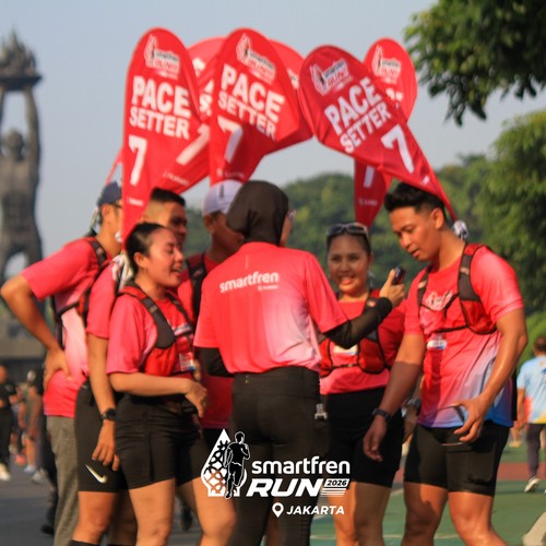 Race photo from SMARTFREN RUN 2026 VIBES