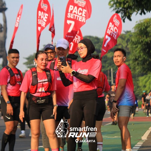 Race photo from SMARTFREN RUN 2026 VIBES