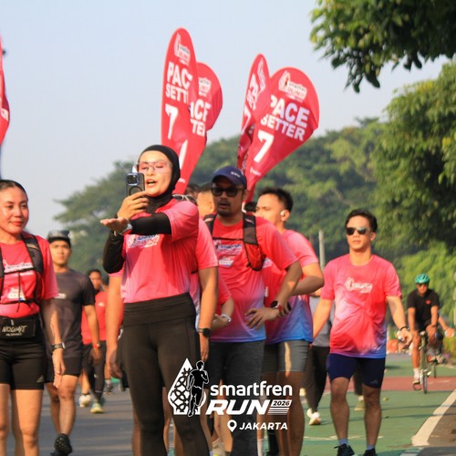 Race photo from SMARTFREN RUN 2026 VIBES