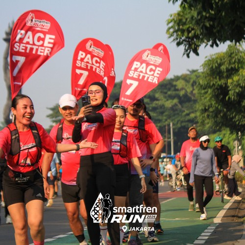 Race photo from SMARTFREN RUN 2026 VIBES