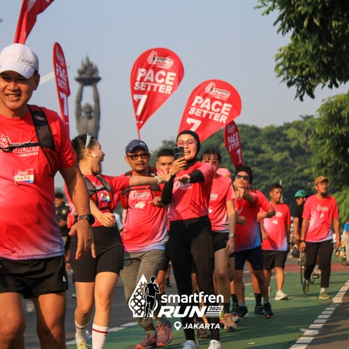 Race photo from SMARTFREN RUN 2026 VIBES